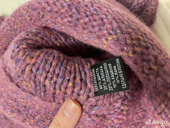 Новый женский комплект шапка и бактус Fomas