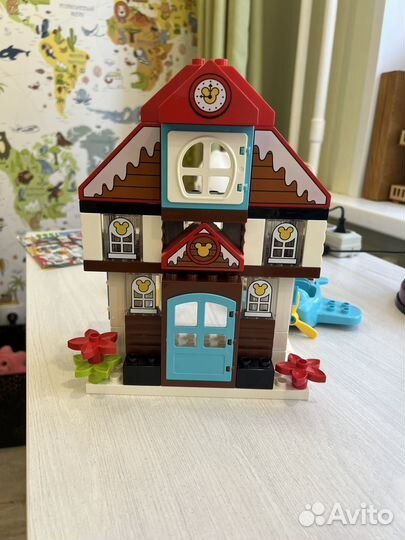 Конструктор Lego duplo зимний домик Микки