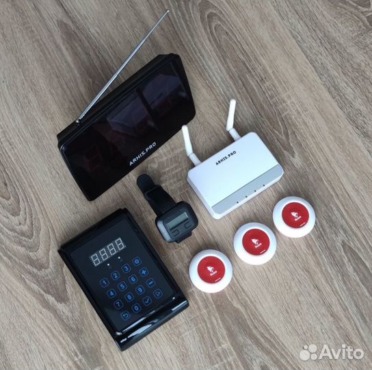 Кнопка вызова администратора, персонала с часами