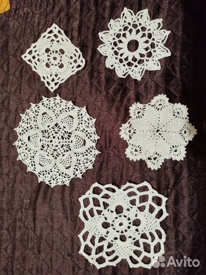 Салфетки вязаные крючком
