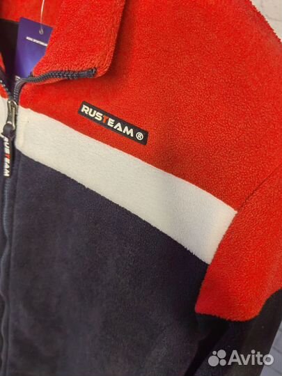 Спортивный теплый костюм флис