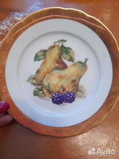 Тарелочки с фруктами