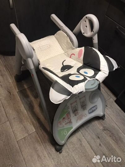 Стульчик для кормления chicco polly 2 start