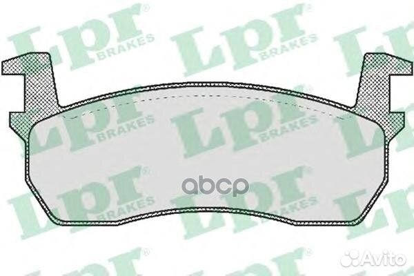 Колодки тормозные nissan micra 82-92 передние 0