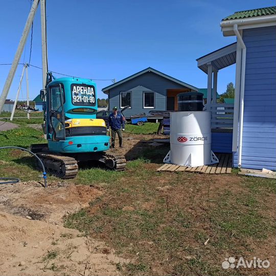 Септик монтаж в 1 день