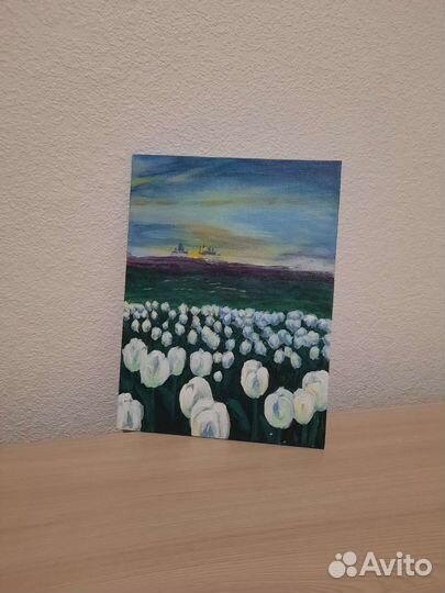 Картина акрилом на холсте