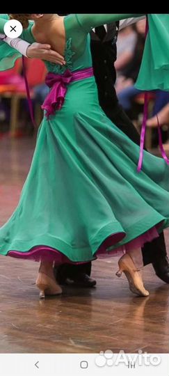 Платье для бальных танцев стандарт ю1