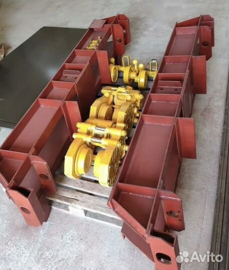 Тележки-опорные концевые для кран-балка г/п 10тон.таль-тельфер