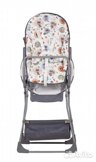 Стульчик для кормления Selby 252 Совы серый