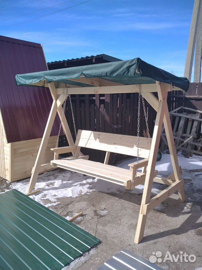 Качели садовые дачные