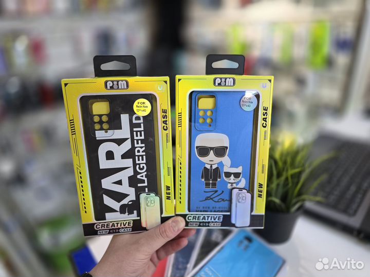 Чехол силиконовый с рисунком для Redmi Note 12 Pro