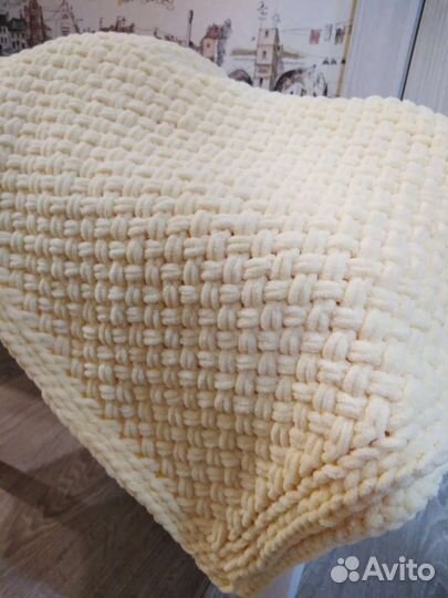 Плед покрывало из Ализе пуффи файн 150200