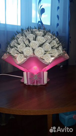 Светильник настольный ручной работы