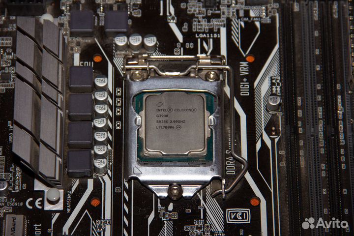 Комплект материнская плата H270-plus, G3930, 8 Гб