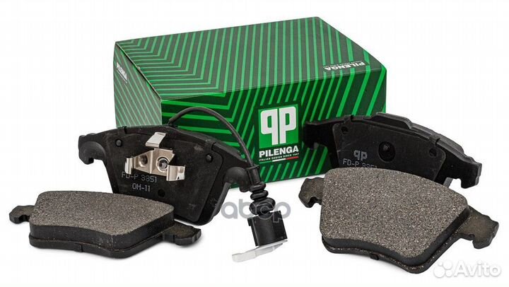 Колодки тормозные передние 155,1(156)х73,3(74,8