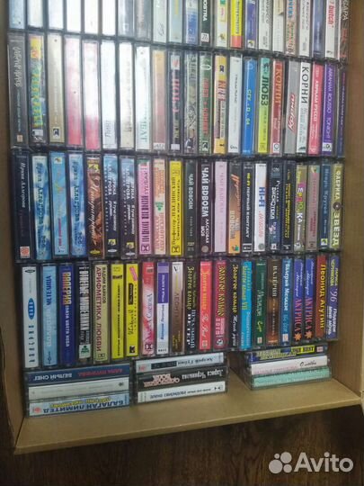 Аудиокассеты поп эстрада 115 штук