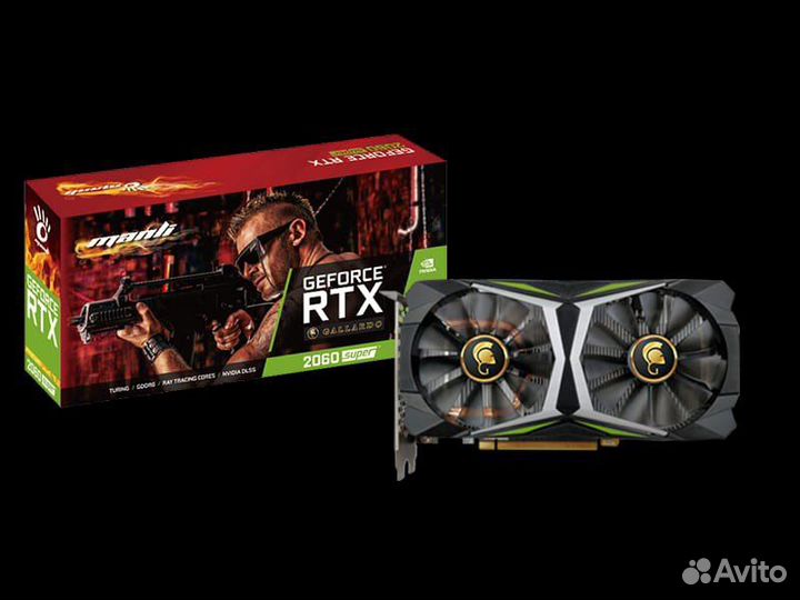 Видеокарта Manli 2060 super 8 gb