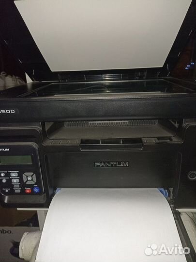 Чб принтер со сканером лазерный мфу pantum m6500