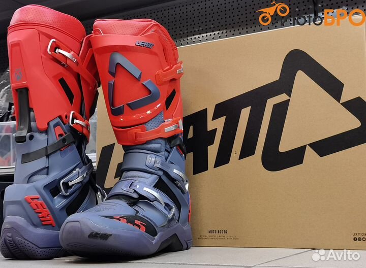 Мотоботы эндуро Leatt 5.5 красные