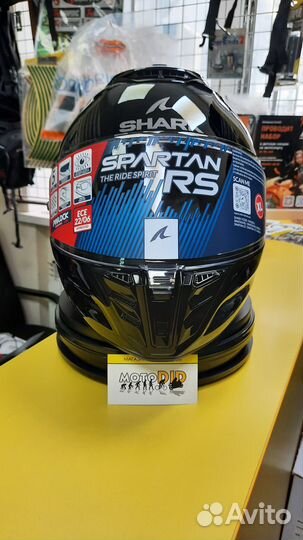Шлем Shark spartan RS carbon skin visor IN THE BOX