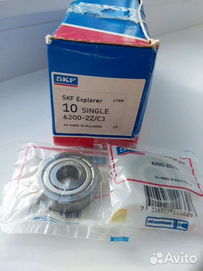 6200 ZZ / C3 подшипник SKF (Оригинал)