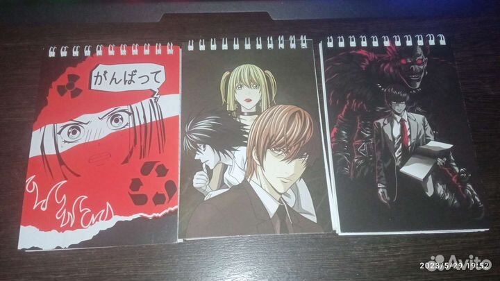 Анимэ блокноты