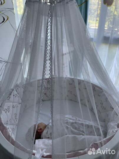 Балдахин в кроватку с держателем