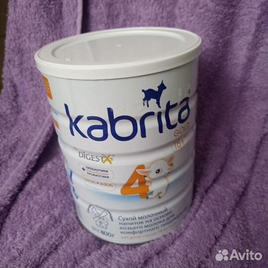 Детская смесь кабрита 4