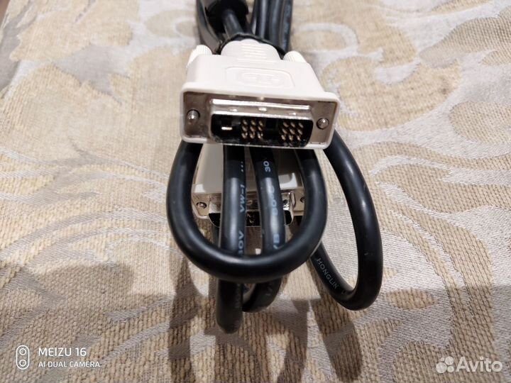 Кабель dvi-dvi