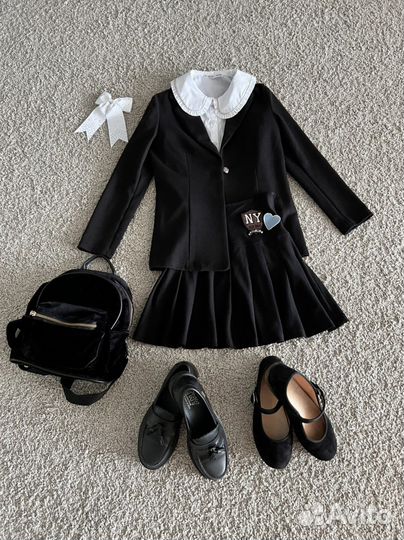 Юбки zara, блузка, пиджак 140-150