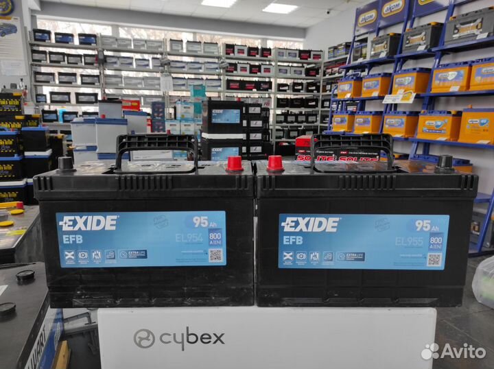 Комлпект аккумулятор 95Ач EFB Land cruiser 200