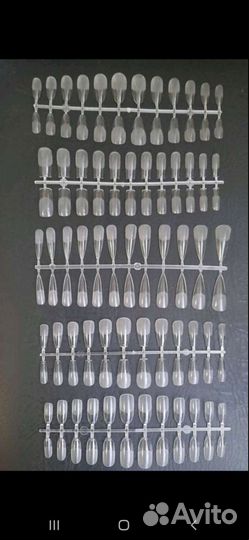 Типсы гелевые для экспресс наращивания