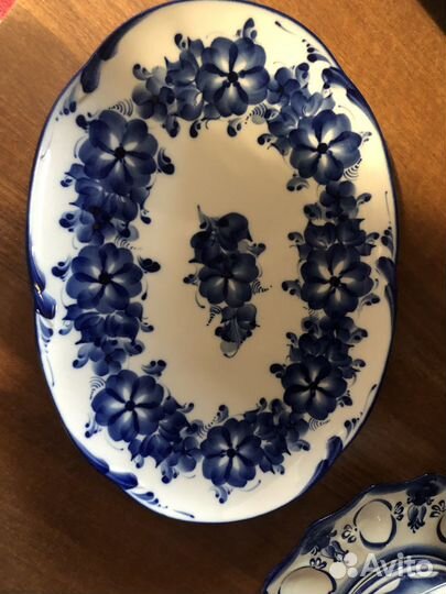 Гжель фигурки посуда