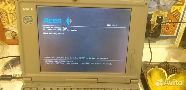 Ретро ноутбук Acer 350C