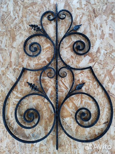 Кованый орнамент, розетка, элемент