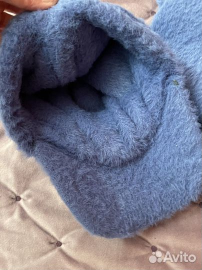 Комплект шарф и шапка-кепка новый