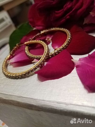 Серьги кольца