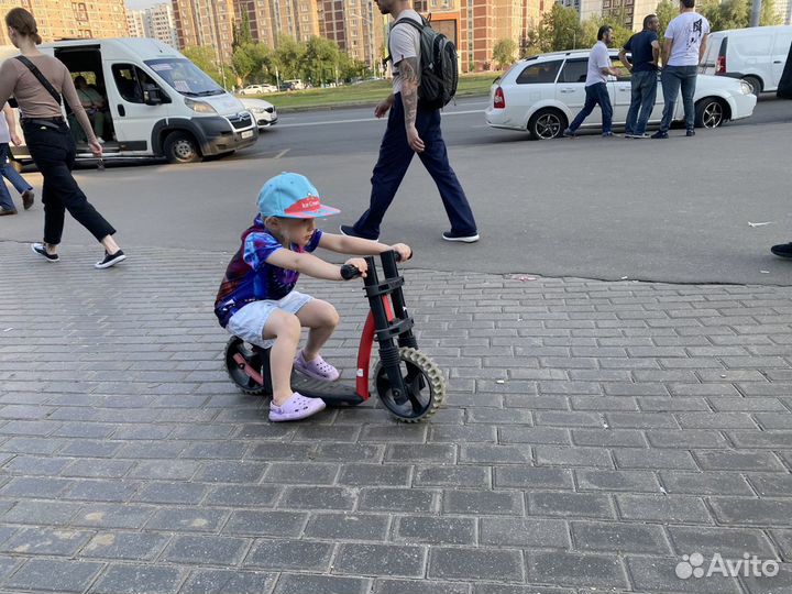 Двухколесный самокат Kicker Red Y-Bike