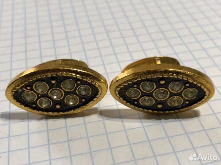 Запонки серебро СССР