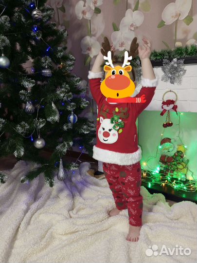Новогодний костюм для девочки 80