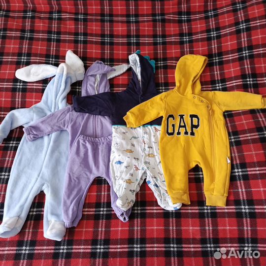 Детские вещи пакетом на мальчика 6-18 месяцев