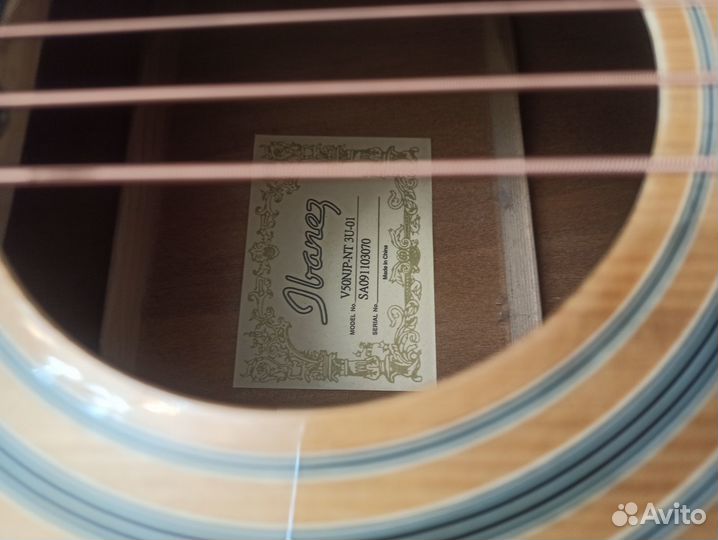 Акустическая гитара Ibanez v50njp