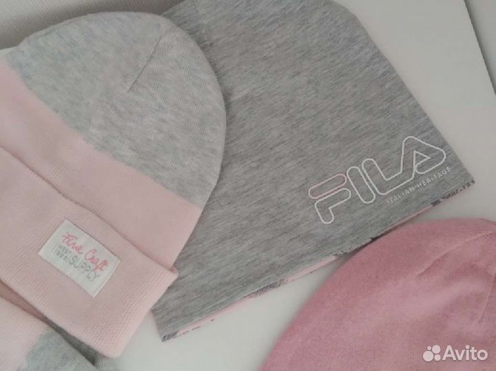 Комплект шапка и снуд