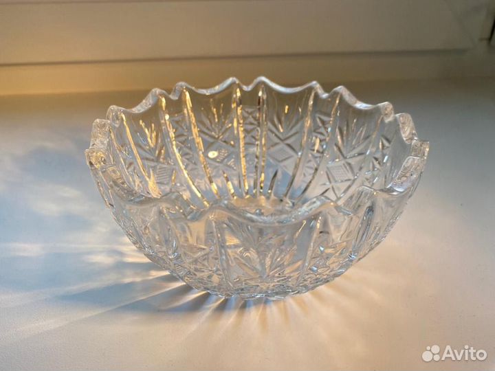 Салатница хрустальная СССР