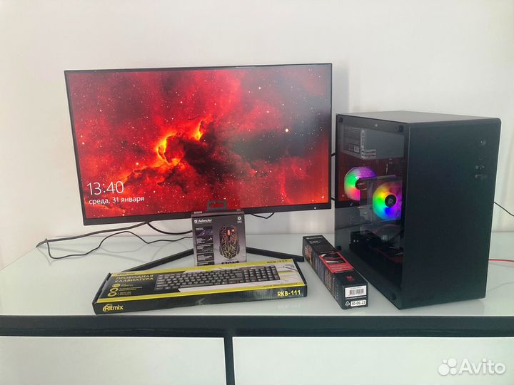 Монитор samsung 19 LED + hdmi переходник