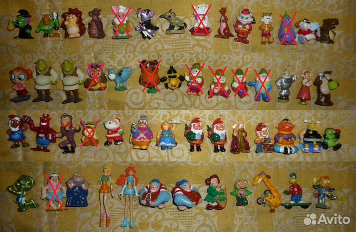 Киндер сюрприз, ландрин и т.д. Игрушки фигурки