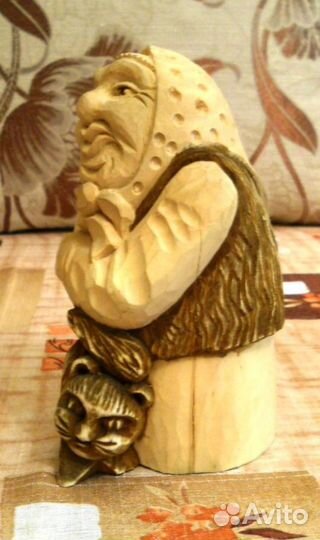 Скульптура ручной работы,Оберег, резьба по дереву