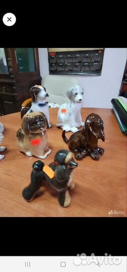 Советский фарфор собаки