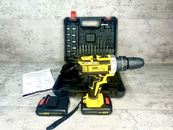 Дрель-шуруповерт аккумуляторный ударный dewalt