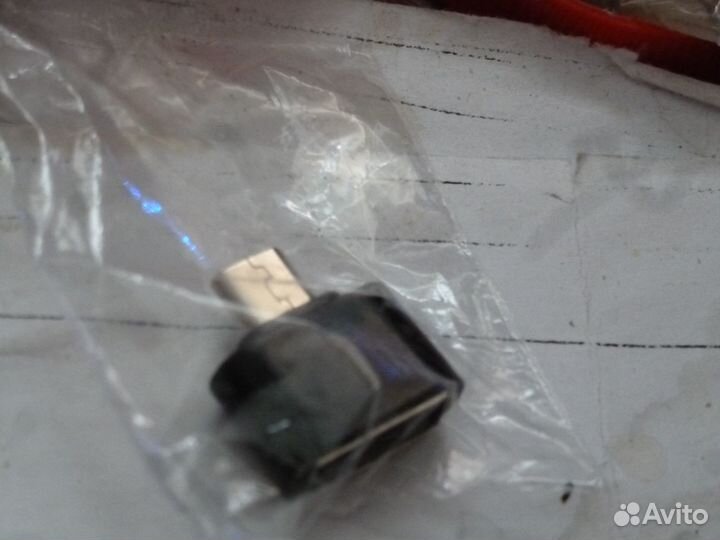 Адаптер переходник OTG USB мама на Microusb папа